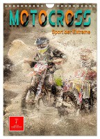 Motocross - Sport der Extreme (Wandkalender 2025 DIN A4 hoch), CALVENDO Monatskalender