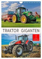 Traktor Giganten (Wandkalender 2025 DIN A4 hoch), CALVENDO Monatskalender