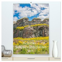 Helsinki - Sehenswürdigkeiten (hochwertiger Premium Wandkalender 2025 DIN A2 hoch), Kunstdruck in Hochglanz