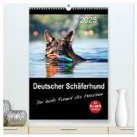 Deutscher Schäferhund - Der beste Freund des Menschen (hochwertiger Premium Wandkalender 2025 DIN A2 hoch), Kunstdruck in Hochglanz