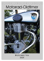 Motorrad Oldtimer - Motoransichten (Tischkalender 2025 DIN A5 hoch), CALVENDO Monatskalender