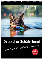Deutscher Schäferhund - Der beste Freund des Menschen (Wandkalender 2025 DIN A2 hoch), CALVENDO Monatskalender