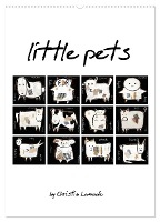 little pets (Wandkalender 2025 DIN A2 hoch), CALVENDO Monatskalender