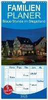 Familienplaner 2025 - Blaue Stunde im Siegerland mit 5 Spalten (Wandkalender, 21 x 45 cm) CALVENDO
