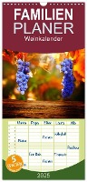 Familienplaner 2025 - Weinkalender mit 5 Spalten (Wandkalender, 21 x 45 cm) CALVENDO