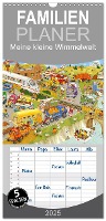 Familienplaner 2025 - Meine kleine Wimmelwelt mit 5 Spalten (Wandkalender, 21 x 45 cm) CALVENDO