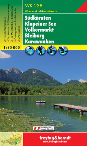 Karinthië Zuid - Klopeiner See - Völkermarkt - Bleiburg - Karawanken 238 