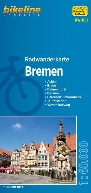 Bremen cycling tour map