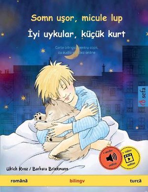 Somn uşor, micule lup - İyi uykular, küçük kurt (română - turcă)