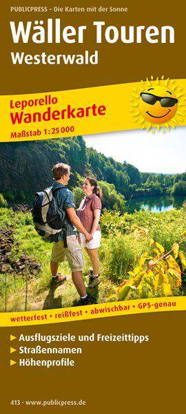 Wäller Touren - Westerwald wandelkaart 413 