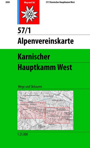 Karnischer Hauptkamm West weg+ski 57/1 