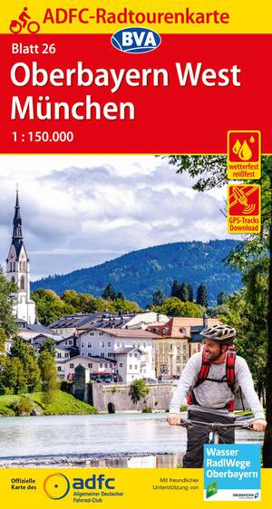 Oberbayern West / München fietskaart 26 