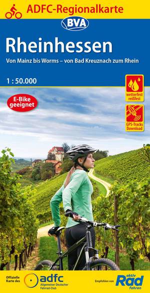 Rheinhessen fietskaart  