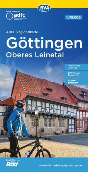 Göttingen / Oberes Leinetal fietskaart  