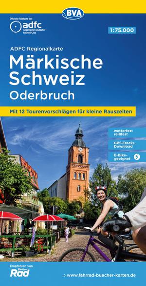 Märkische Schweiz / Oderbruch cycling map