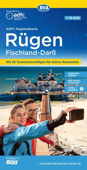 Rügen / Fischland-Darss fietskaart  