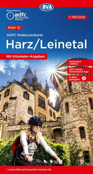 Harz / Leinetal fietskaart 12 