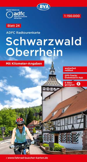 Schwarzwald / Oberrhein fietskaart 24 