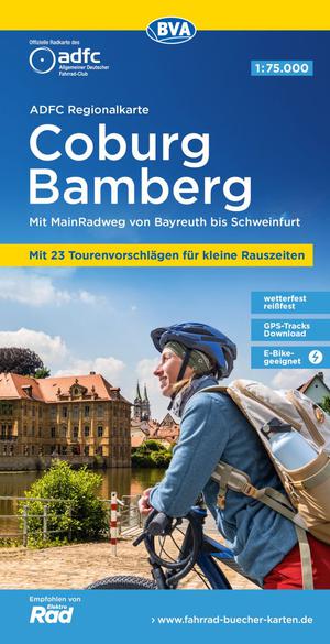 Coburg / Bamberg fietskaart  