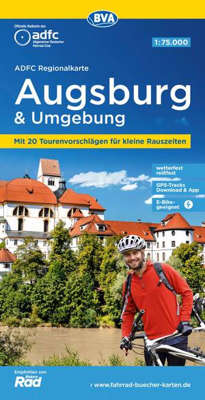 Augsburg & omg. fietskaart  