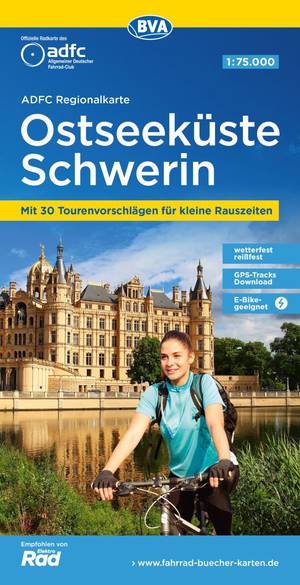 Schwerin / Ostseeküste fietskaart  