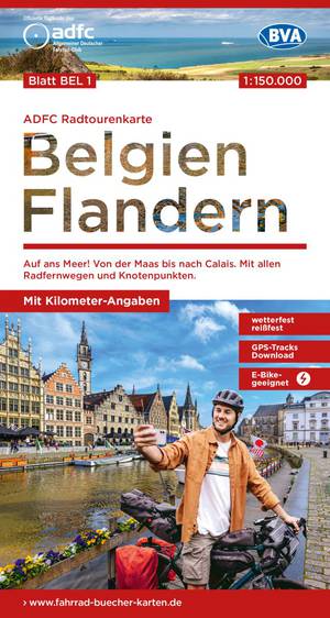 België - Vlaanderen fietskaart BEL1 