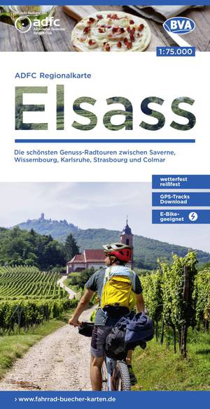 Elsass  fietskaart  