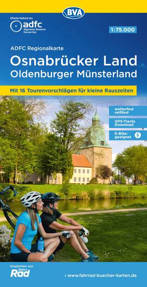 Osnabrücker Land / Oldenburger Münsterland fietskaart  