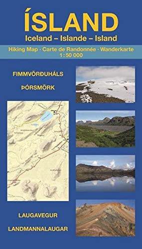 ICELAND HIKING MAP 1/50.000 