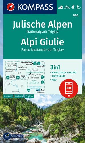 Julische Alpen / NP Triglav D/I/E + Aktiv Guide 064 