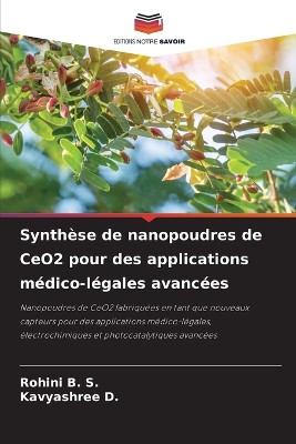 Synthèse de nanopoudres de CeO2 pour des applications médico-légales avancées