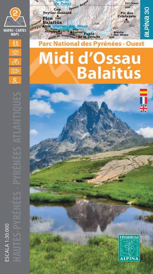 Midi d'Ossau Balaitus PN Pyrénées Ouest 2 maps  