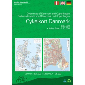 Denemarken / Kopenhagen fietskaart  