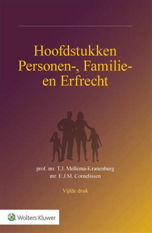 Hoofdstukken personen-, familie- en erfrecht 