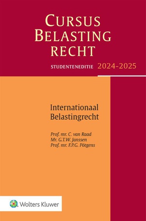 Studenteneditie Cursus Belastingrecht Internationaal Belastingrecht 2024-2025 