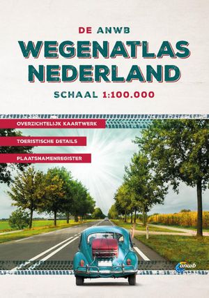 De ANWB Wegenatlas Nederland 1:100.000 