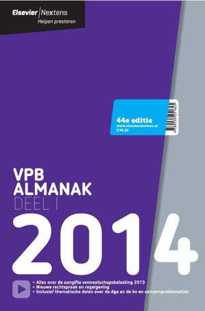 Elsevier VPB almanak deel 1 2014