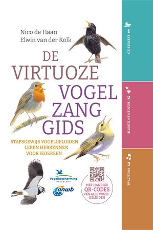 De virtuoze vogelzanggids + QR-codes met vogelgeluiden  