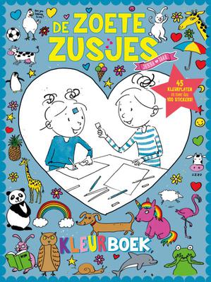 De Zoete Zusjes kleurboek met meer dan 100 stickers 