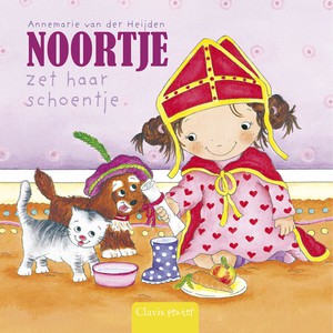 Noortje zet haar schoentje 