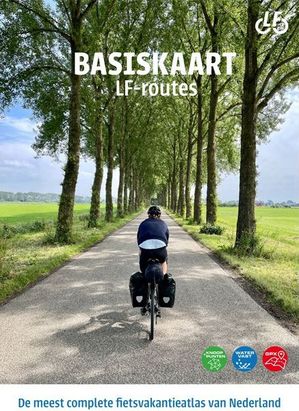 Nederland basiskaart LF-routes 2022-2023 - De meest complete fietsvakantieatlas van Nederland  