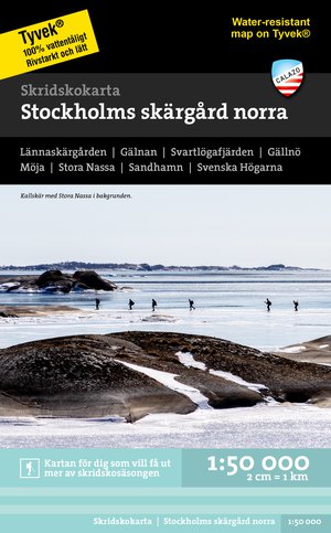 Stockholms skärgård - norra - ice-skating map