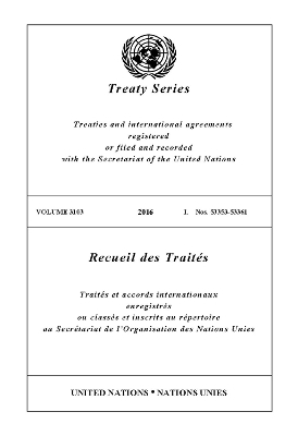 Treaty Series 3103 (English/French Edition)