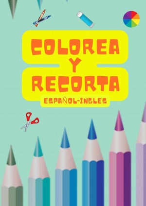 Colorea y Recorta: Español-Ingles 