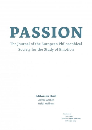Passion: Journal of the European Philosophical Society for the Study of Emotion 