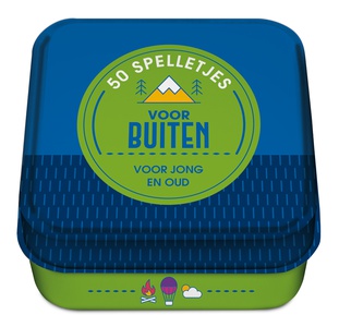 Buiten 50 spelletjes voor buiten in blik  