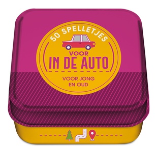 50 spelletjes voor in de auto in blik  