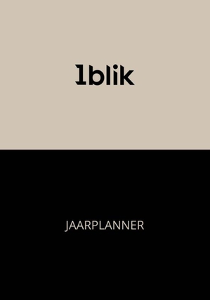 1blik Jaarplanner 