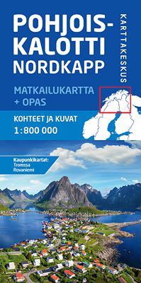 Scandinavië Noord / Pohjois kalotti + Noordkaap map+guide  