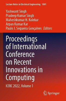 Proceedings of International Conference on Recent Innovations in Computing
